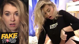 Blond Misha Cross hårdt kneppet af Steve Q