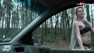 Hot bil fuck med blonde teenager pige