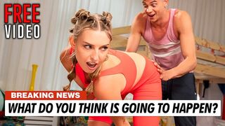 Yoga tog en spændende drejning med den blonde pige, Jayla De Angelis