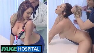 Big- breasted britisk milf forfører tjekkisk læge på hospitalet - falsk hospital