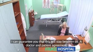 Blond patient med virussygdom forfører en læge på klinikken