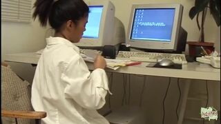 Asiatiske teenage piger med kæmpe pik sucking sex