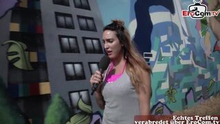 Hot udendørs fuck af tyske par