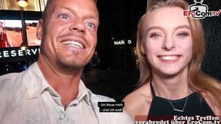 Tysk porno stjerne forfører turist fyr i real fucking