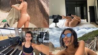 En dag med mig: nøgen strand, fitnesscenter og varmt arbejde
