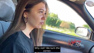 Sut hans pik i bilen og vær hans kæreste utro