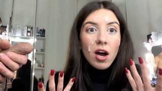 Teenage luder og gade sperm gå i pels pels coat