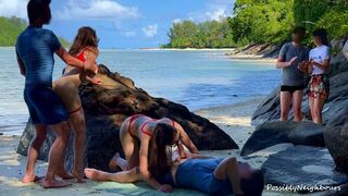 Paradis eventyr - kneppet på en ensom strand