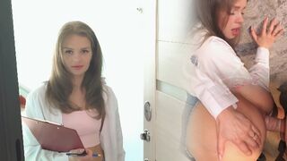Den sociale undersøgelse endte i min fisse med blowjobs og pik! (Del 1)