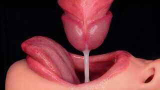 Close- up billede: bedste blowjob spritzes to gange! Liderlig, fluffy blow job! Den vådeste pik sutter i ashr 4k