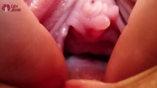 Ekstrem fisse close- up med vilde dilatation