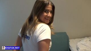 Hot nabo pige knepper min pik i et hul