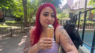 Red Argentine pige elsker is, ender med at sutte min pik