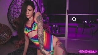 Gia _ bagers hot dance og vilde onani på webcam