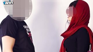 Arabisk milf 's højt fuck vil ikke lade naboen sove, så han kalder hende til fuck