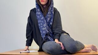Hot Arabisk milf knepper bankmanden for told