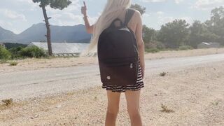 Stopped- op teenager blonde kælling knepper hendes pik hårdt