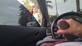 Risky fuck- up for en hot pige på gaden i offentligheden