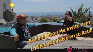Kailani Moon inviterer mig til et live show for at eksplodere på hans eneste fans!