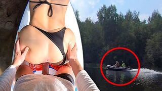 De så os - virkelig risikabelt udenfor fuck på flodbredden med pov øjne