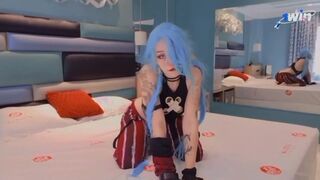 Værst Amber Kai cosplay kompilering med teen blowjobs