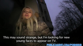 PublicAgent - stor tyk pik og en blond tøs