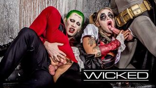 Wicked: Harley Quinns vilde eventyr med Joker og Batman i en varm trekant