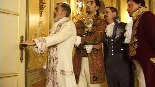 La Maschera di Ferro 's første episode retro porno med Chris Charming' s kæmpe pik og småbrygget pigeanal