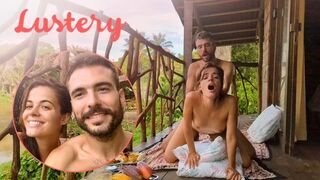 Fantastiske spanske amatører knepper i Amazonas