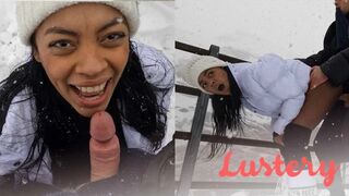 Sofi Vega sne fuck i sneen - hot latinsk sex