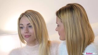 Blake Eden og Abby Cross 'flammende lesbiske slik