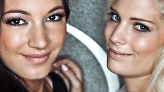Candee Licious og Felicia Kiss Hot Lesbian Game