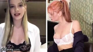 Kenna James og Serene Siren masserer langt væk i karantæne